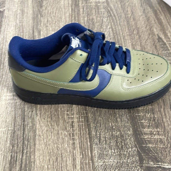 Nike Air Force 1 Low By You ID Men's Green, Blue Size: 10 - Picture 2 of 11